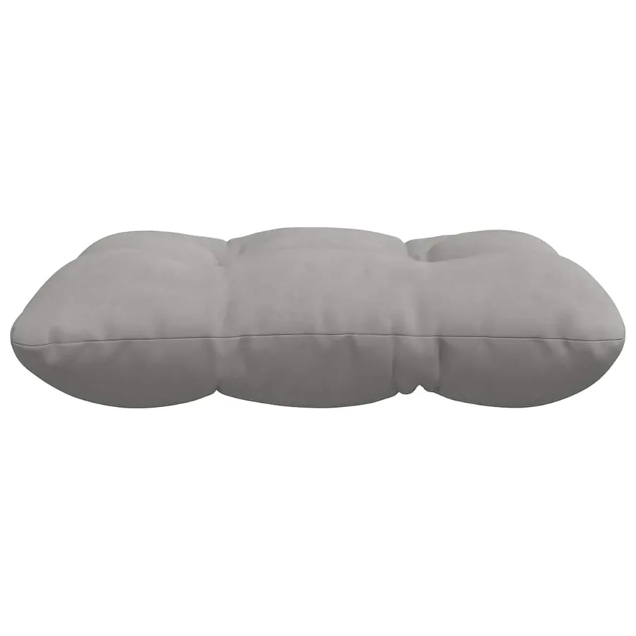 Coussins de siège 4 pcs Gris clair 45 x 45 cm - 6