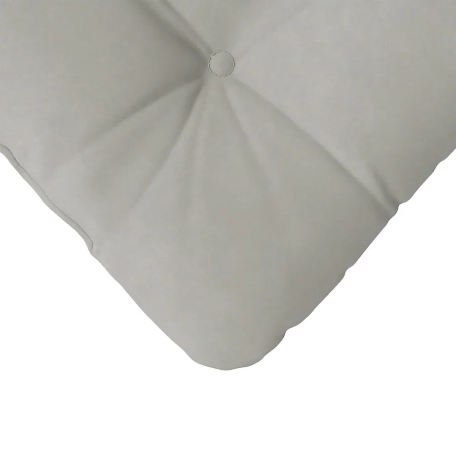 Coussins de siège 4 pcs Gris clair 45 x 45 cm - 9