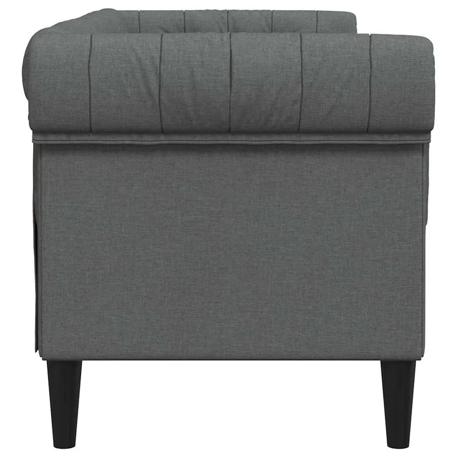 Canapé Gris foncé 182,5 x 74,5 x 74,5 cm Polyester - 5