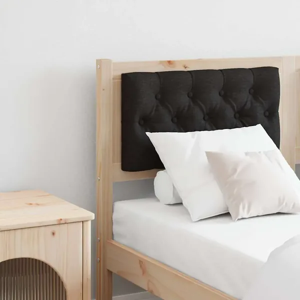 Tête de lit Autre Marron et noir 150 cm Bois massif en pin