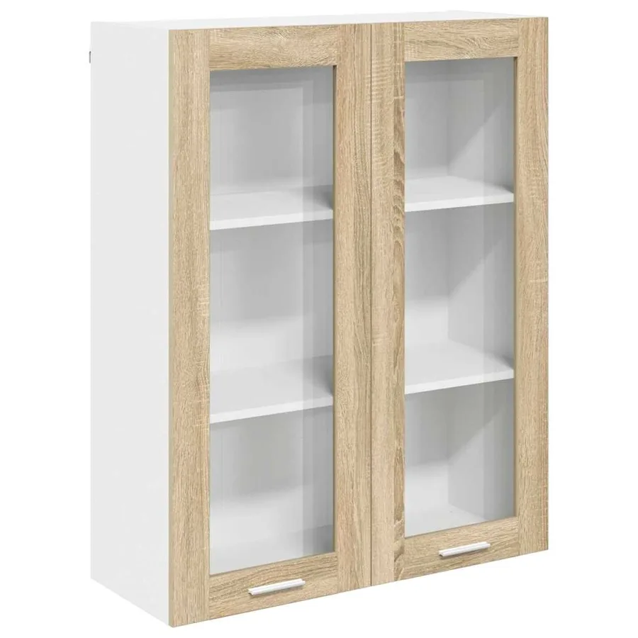 Armoire suspendue avec stockage Chêne Sonoma 80 x 31 x 100 cm - 2