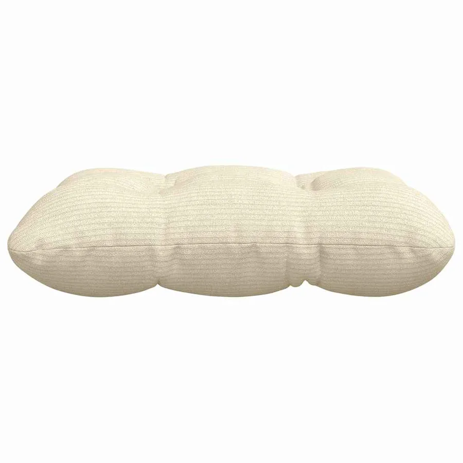 Coussins de siège 4 pcs Crème 40 x 40 cm - 6