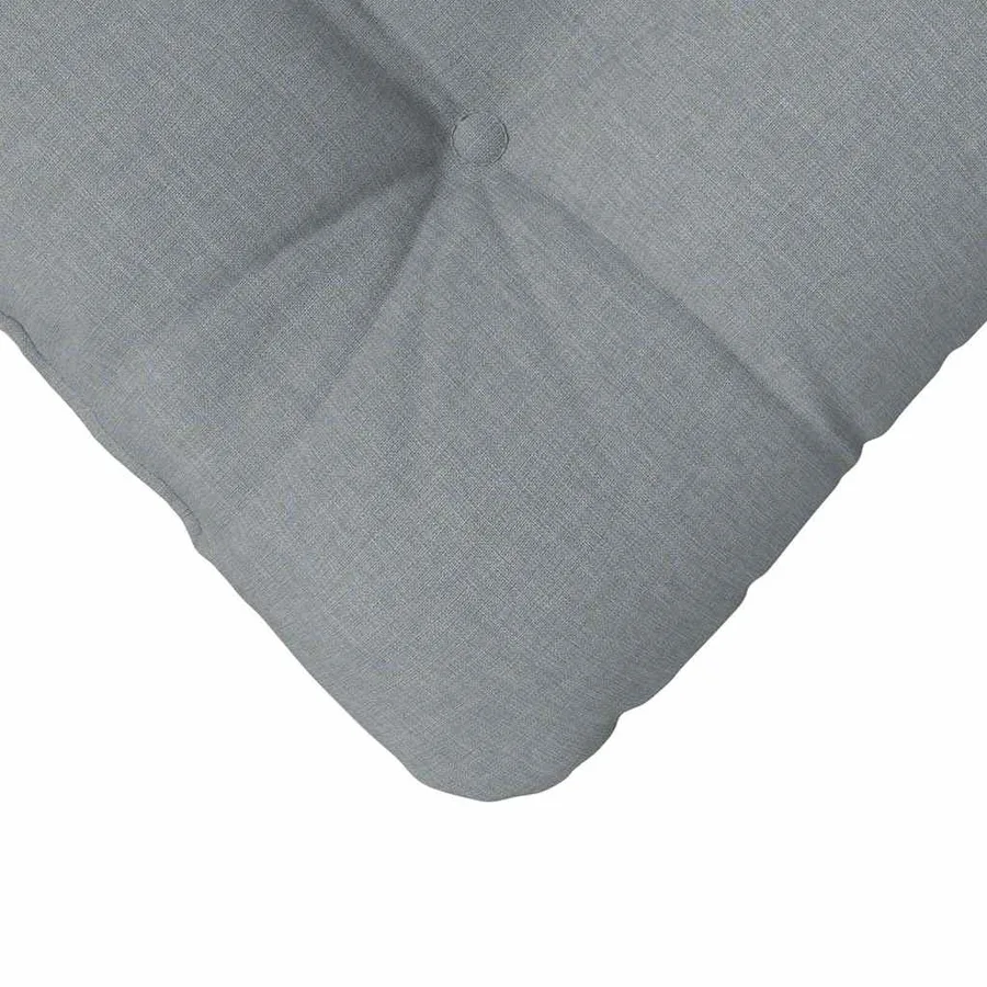 Coussins de siège 4 pcs Gris clair 40 x 40 x 12 cm tissu - 9