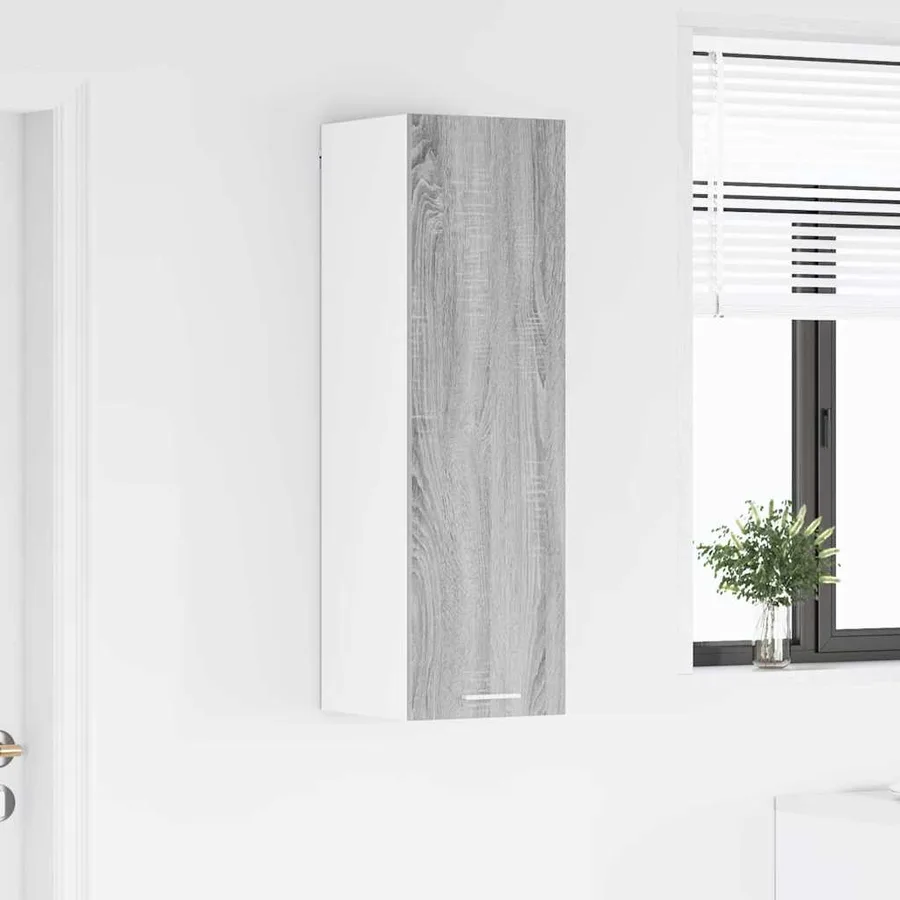 Armoire suspendue avec stockage Gris Sonoma 30 x 31 x 100 cm - 4