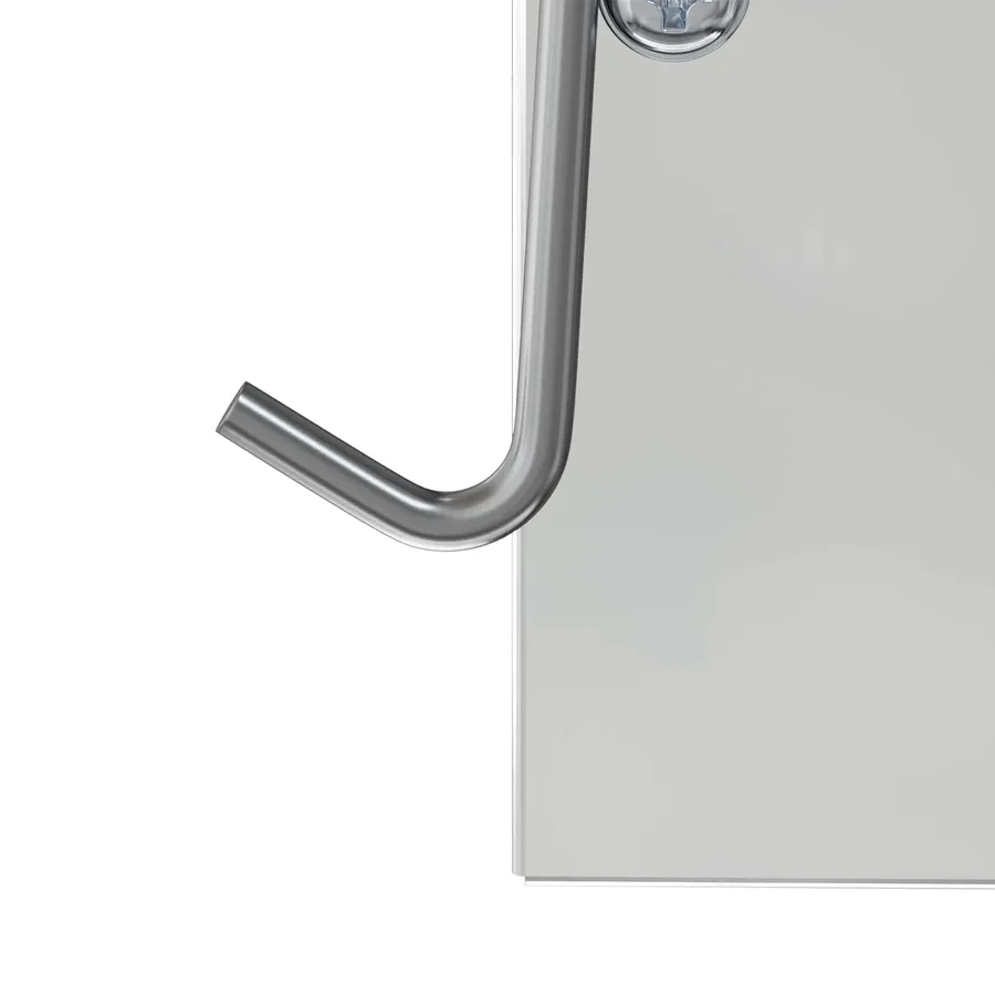 Distributeur pour lapins Argent 12,5 x 12,5 x 25 cm - 10