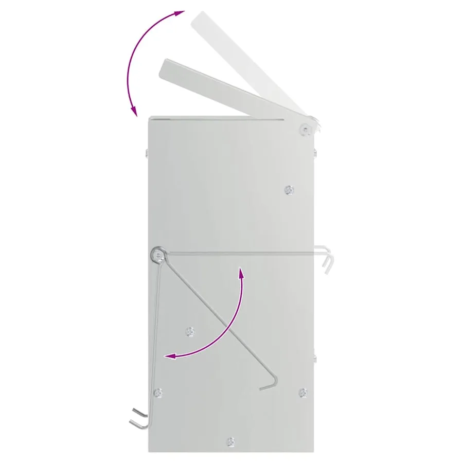 Distributeur pour lapins Argent 12,5 x 12,5 x 25 cm - 11