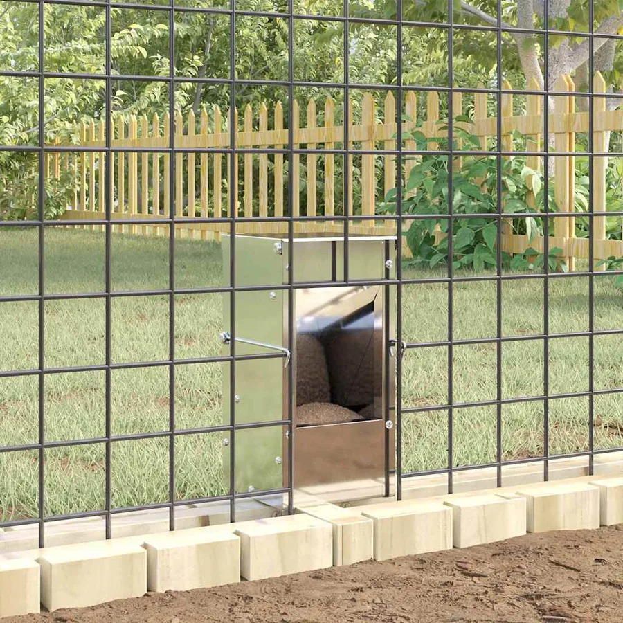 Distributeur pour lapins Argent 12,5 x 12,5 x 25 cm - 4