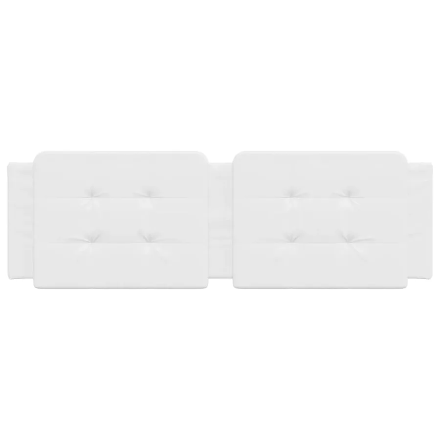 Coussin de tête de lit Zadar blanc 152 cm similicuir - 4