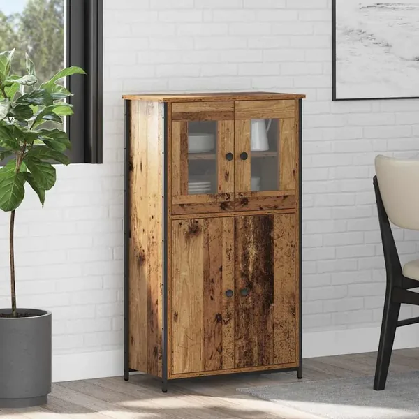 Haut Armoire Bois Ancien 62 x 32 x 106,5 cm Bois d'ingénierie