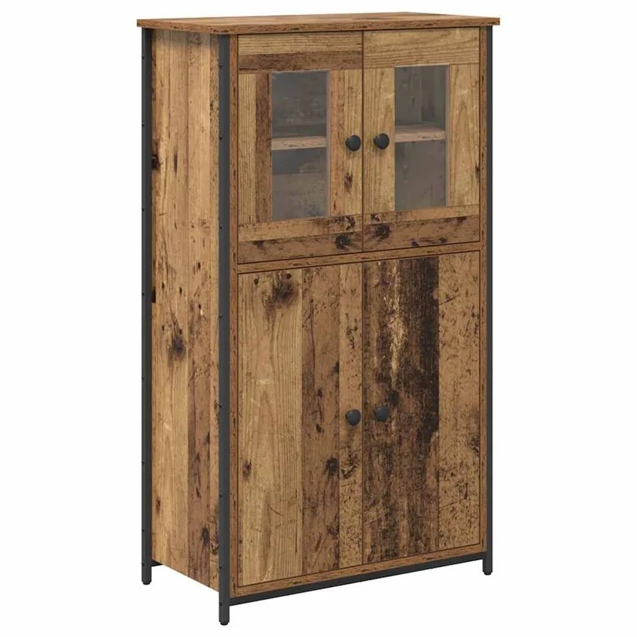 Haut Armoire Bois Ancien 62 x 32 x 106,5 cm Bois d'ingénierie - 2