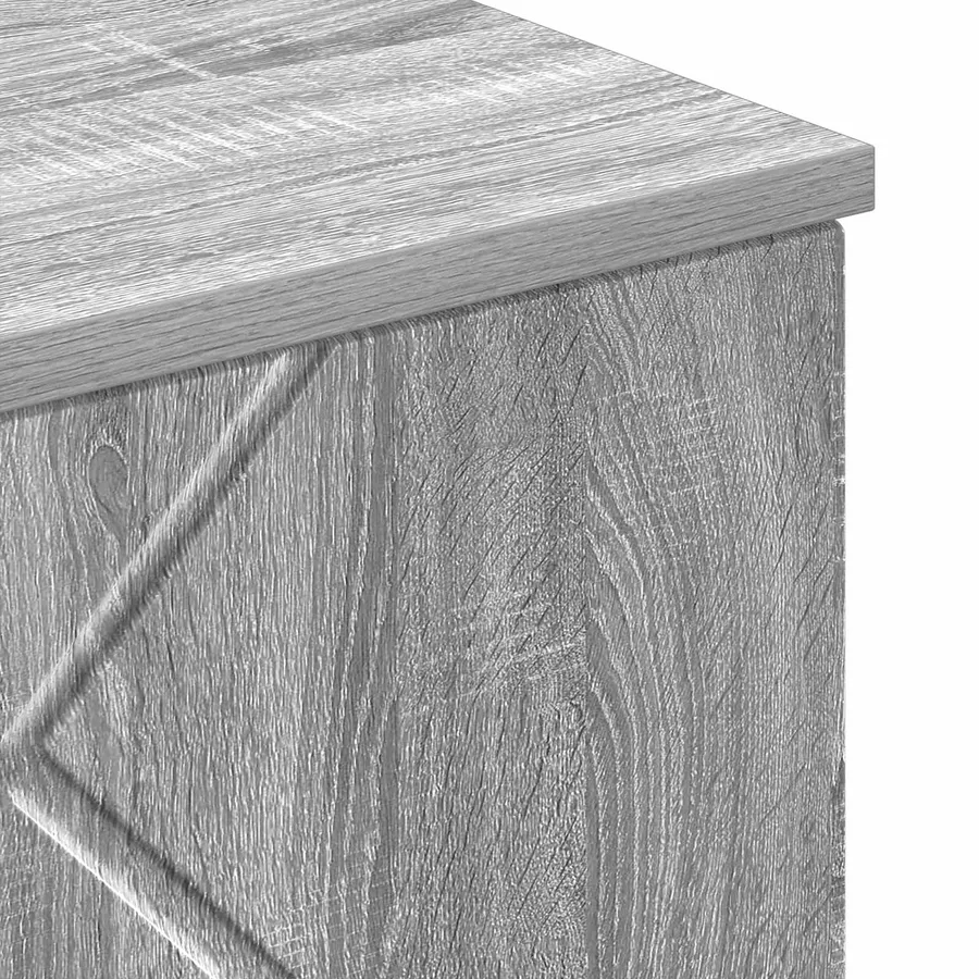 Cabinet de salle de bain Gris Sonoma 30 x 31,5 x 61 cm - 9