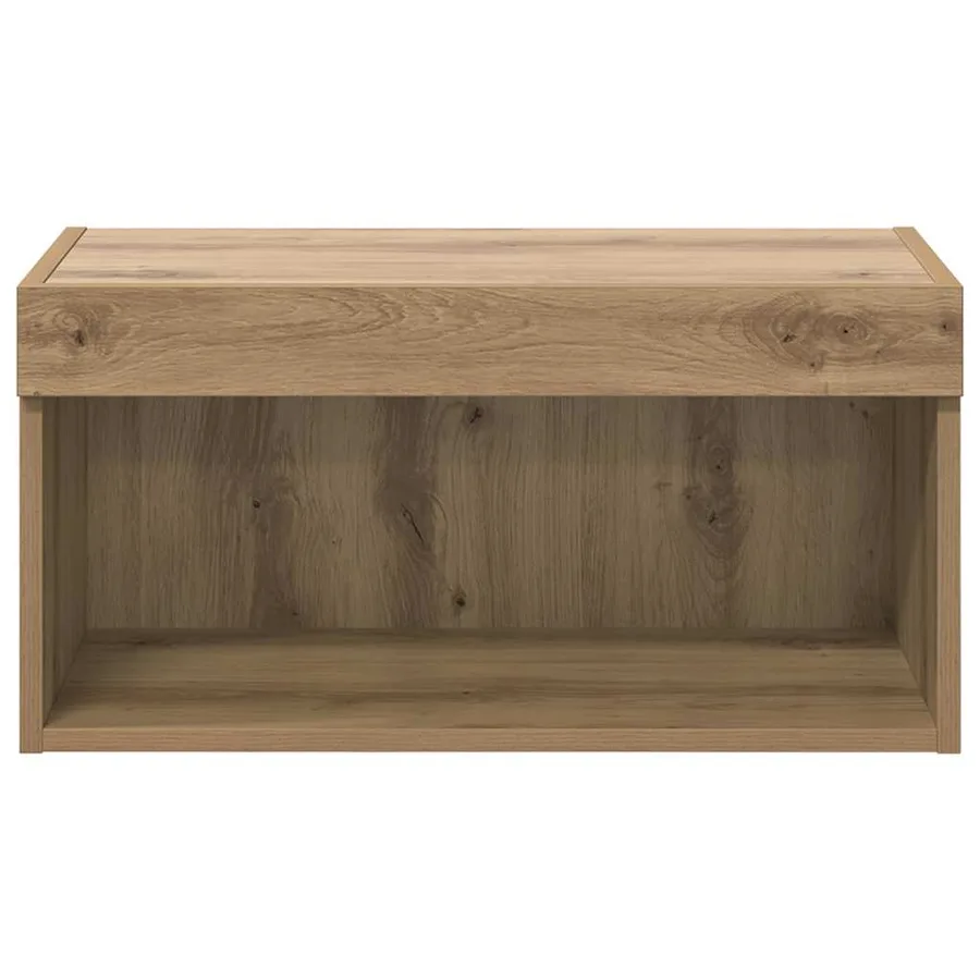 Ensemble meuble TV 60 x 30 x 30 cm Chêne artisanal - 7
