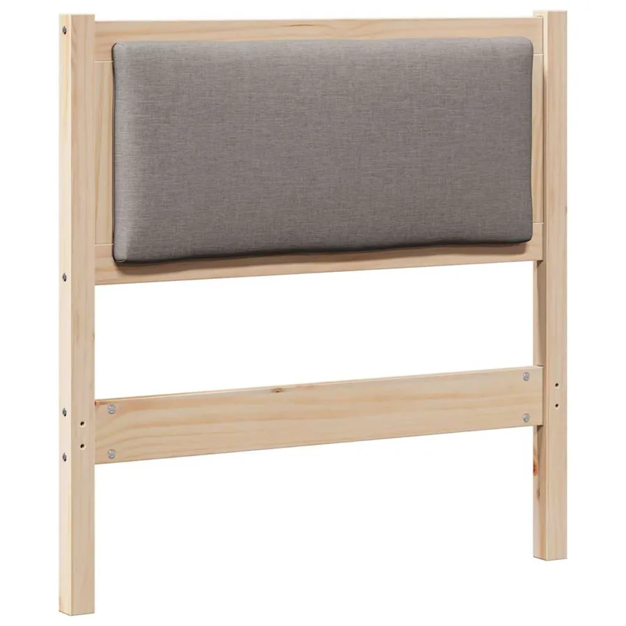 Tête de lit Autre Marron 75 cm Bois massif en pin - 2