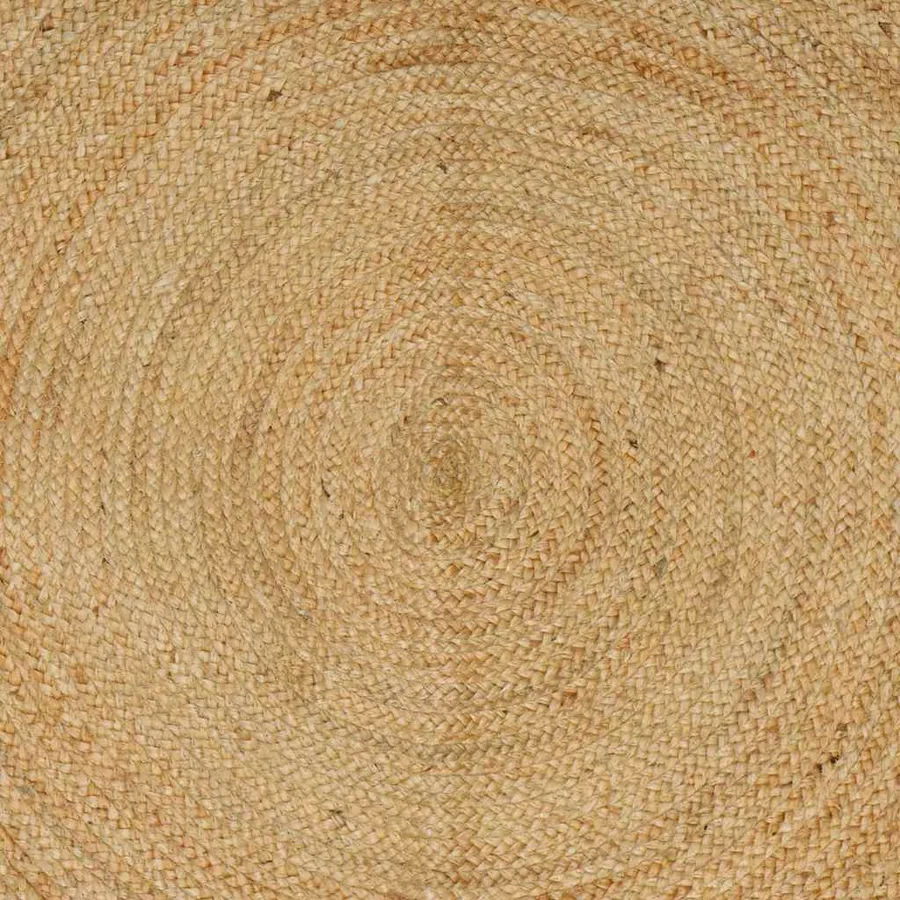 Tapis de surface Naturel 240 x 240 cm Jute - 3