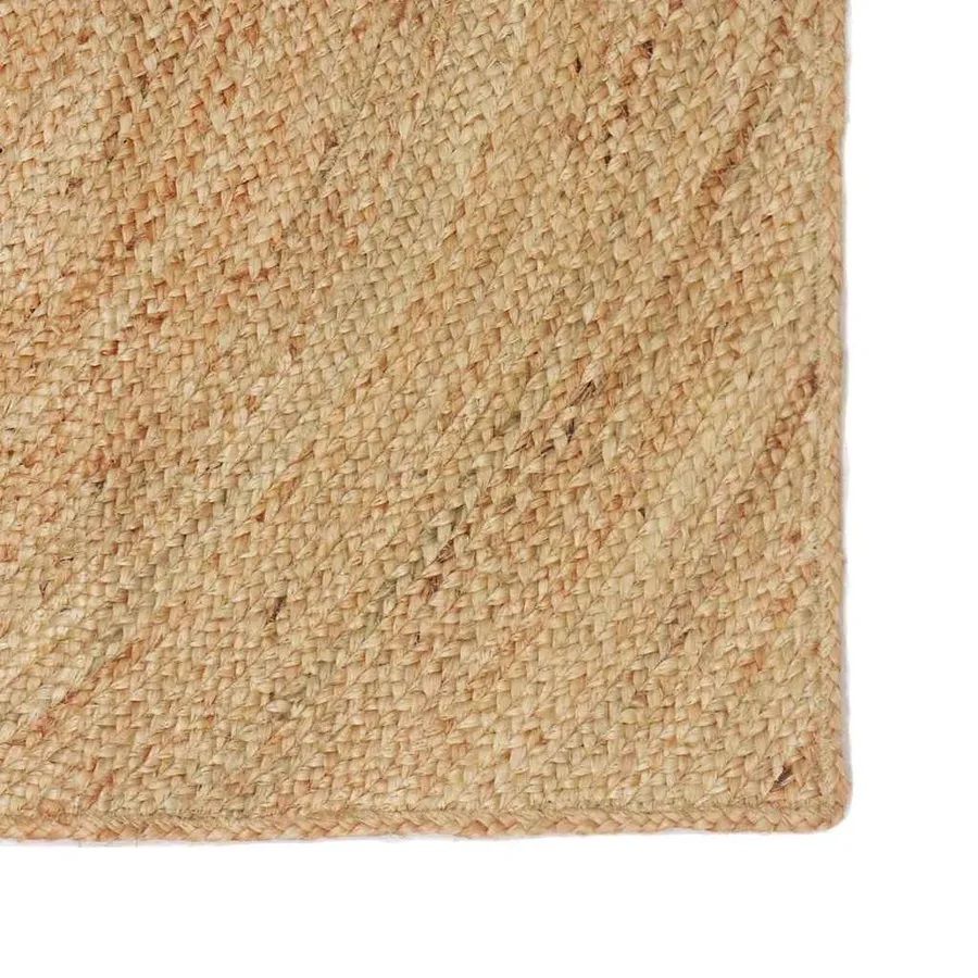 Tapis de surface Naturel 240 x 240 cm Jute - 5