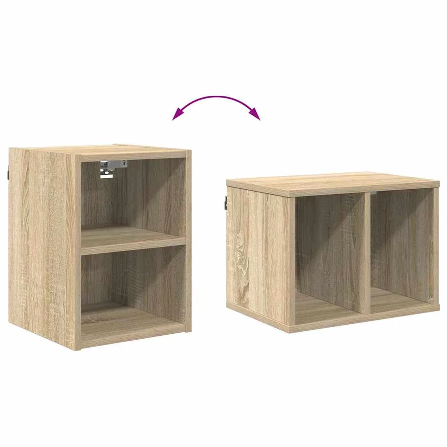 Armoire suspendue avec stockage Chêne Sonoma 30 x 29,5 x 40 cm - 10