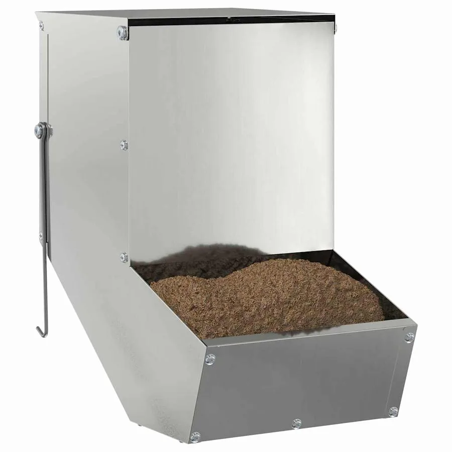 Distributeur pour lapins Argent 17,5 x 26 x 28,5 cm - 3