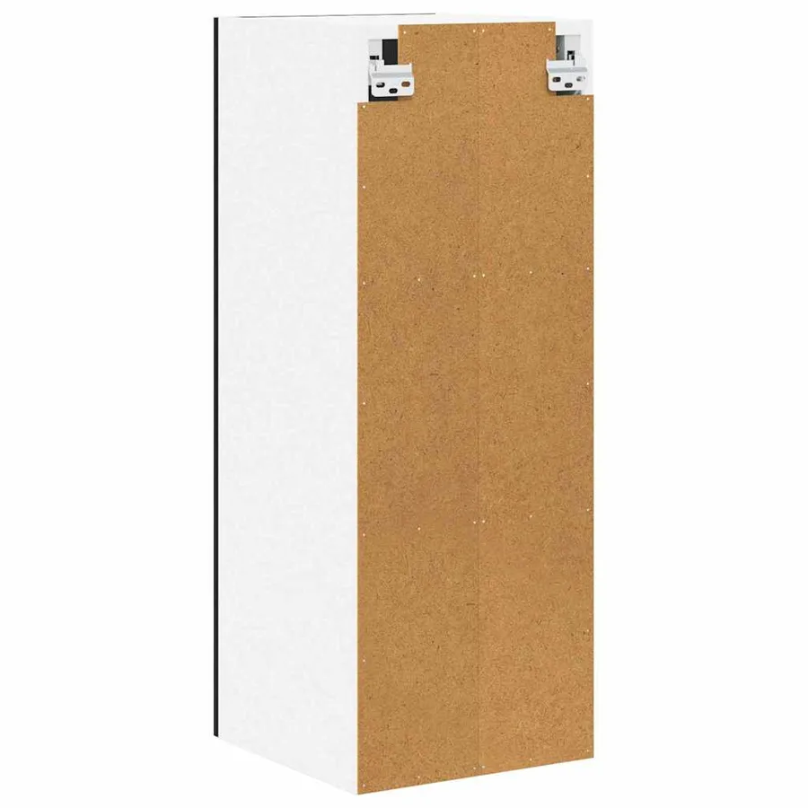 Armoire suspendue 2 pcs Chêne noir et Blanc 30 x 31 x 80 cm - 9