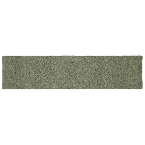 Tapis de surface Vert olive 60 x 200 cm Jute