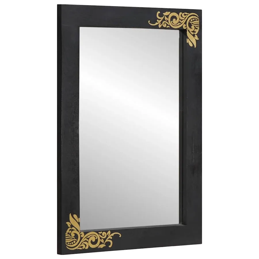 Ensemble de Meubles de Salle de Bain Montage mural 2 pcs Noir - 4