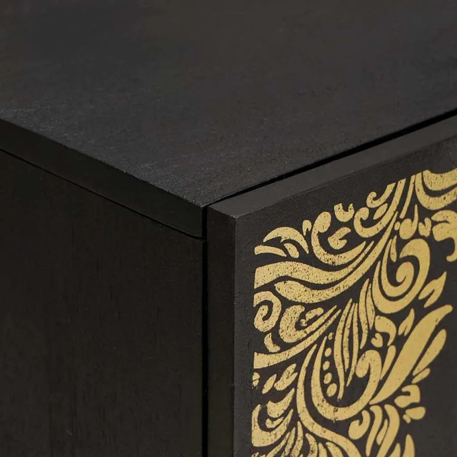 Ensemble de Meubles de Salle de Bain Montage mural 2 pcs Noir - 7