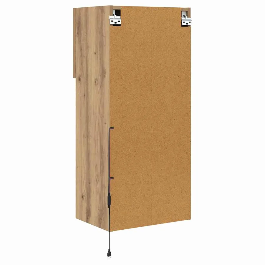 Meubles TV muraux 2 pcs Chêne artisanal Bois d'ingénierie - 10