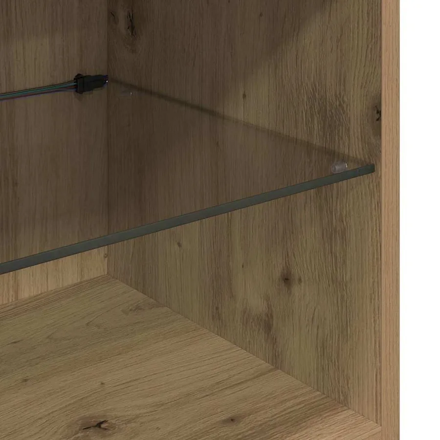 Meubles TV muraux 2 pcs Chêne artisanal Bois d'ingénierie - 11