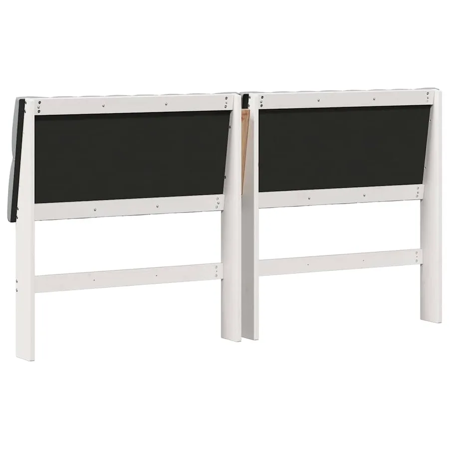 Tête de lit capitonnée Gris clair 180 cm Pin massif - 6