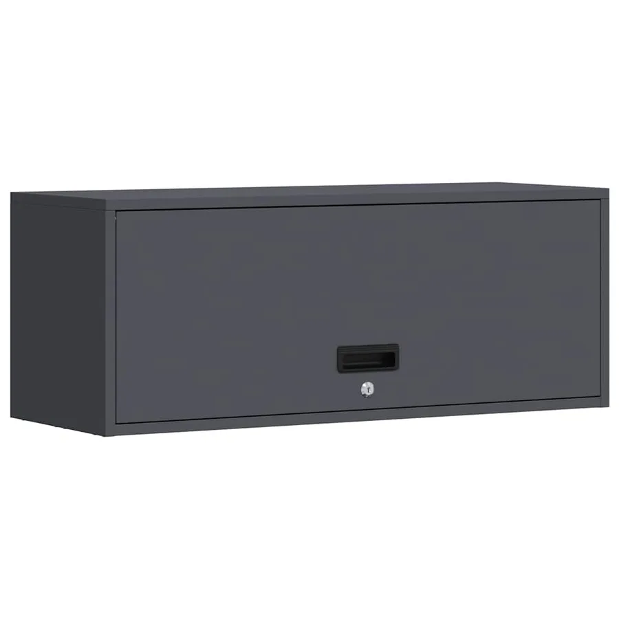 Armoire murale pour garage Anthracite 90 x 33 x 35 cm - 2
