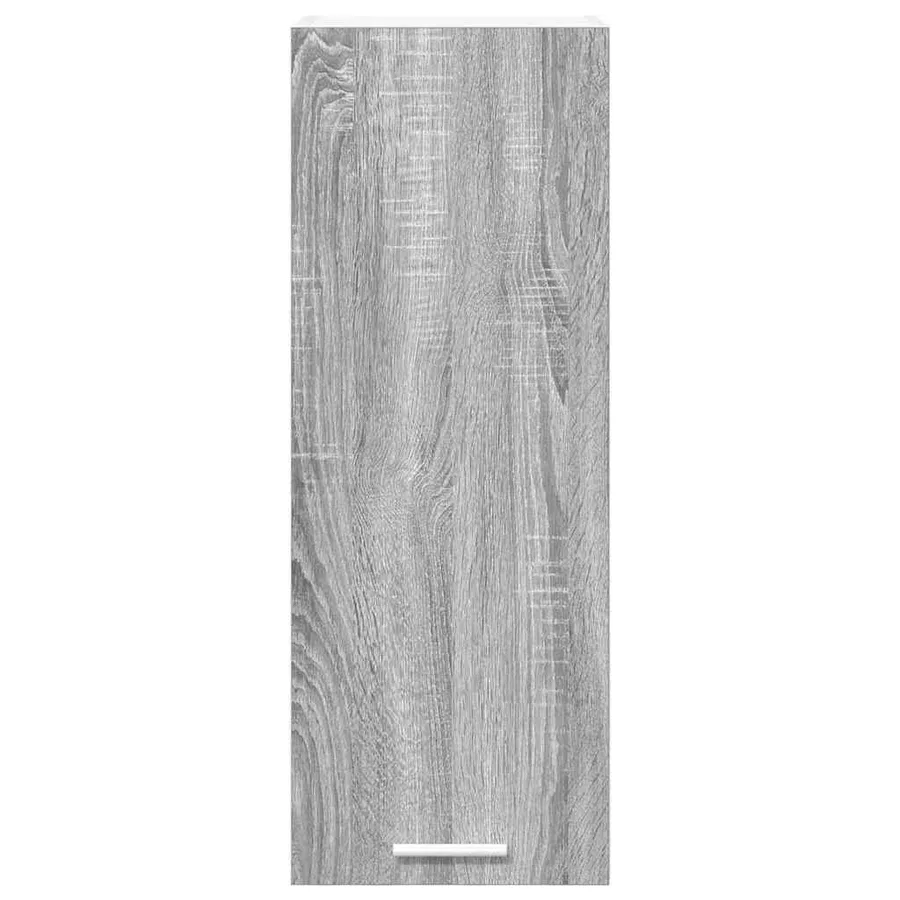 Armoire suspendue 2 pcs Gris Sonoma et Blanc 30 x 31 x 80 cm - 7
