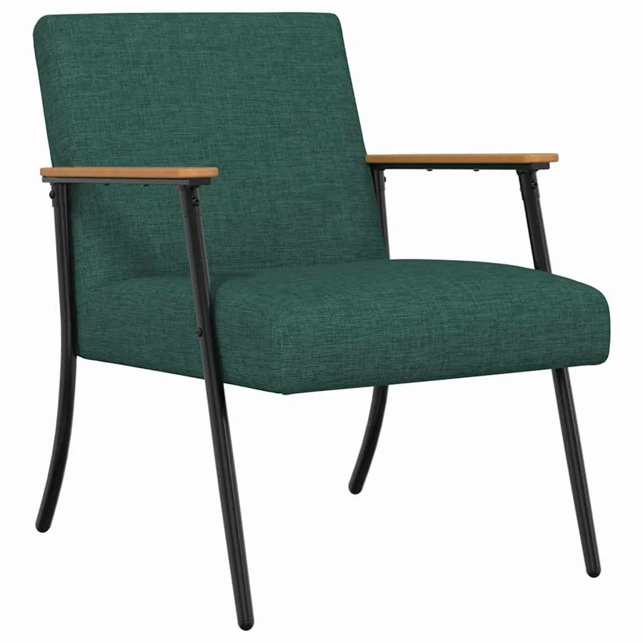 fauteuil Vert foncé tissu - 2