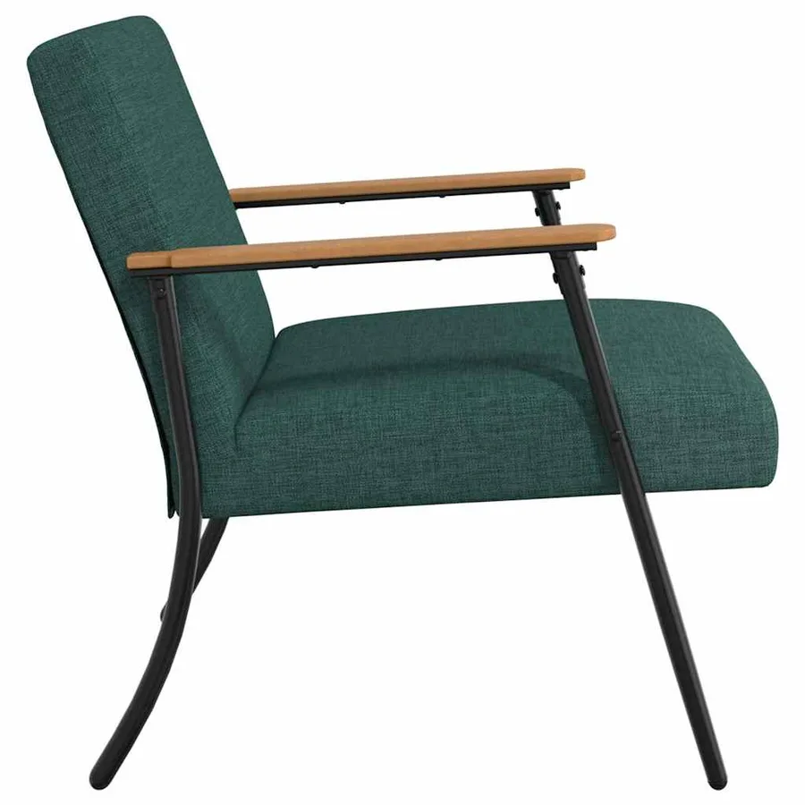 fauteuil Vert foncé tissu - 5