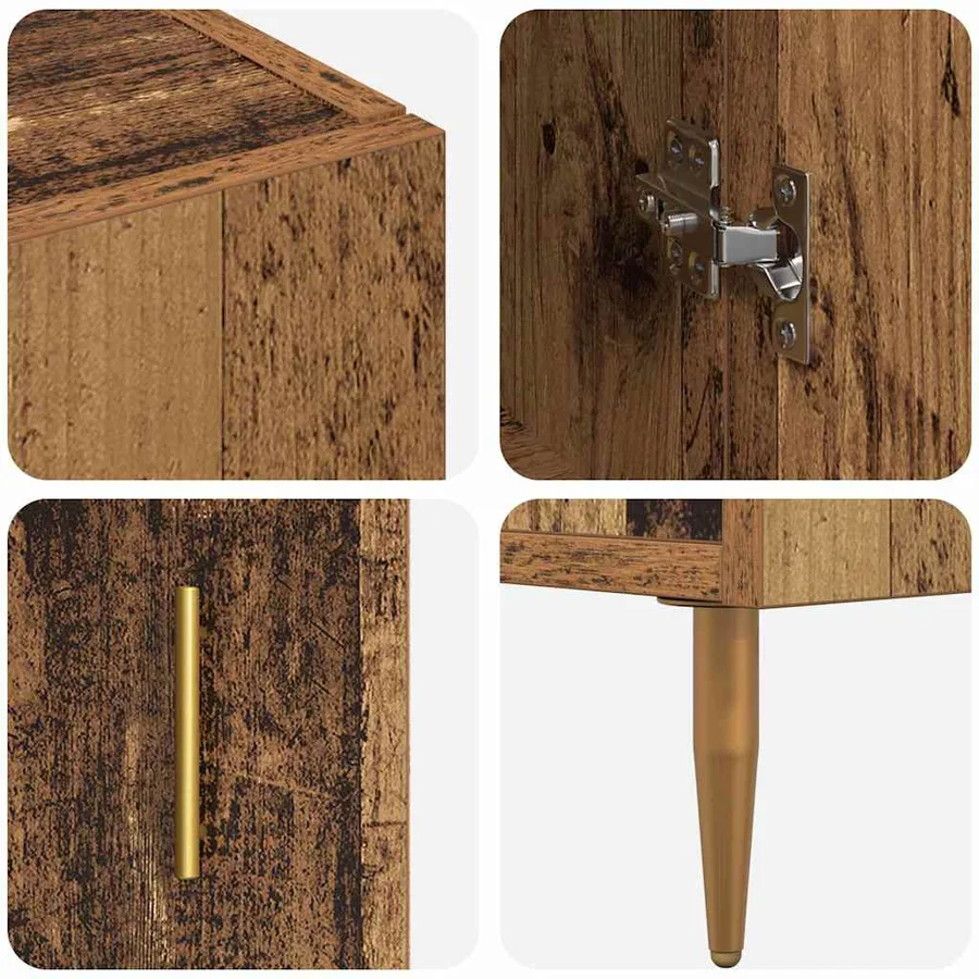 Haut Armoire Bois Ancien 69,5 x 34 x 180 cm Bois d'ingénierie - 11