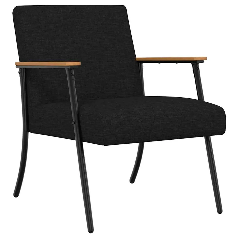 fauteuil Noir tissu - 2
