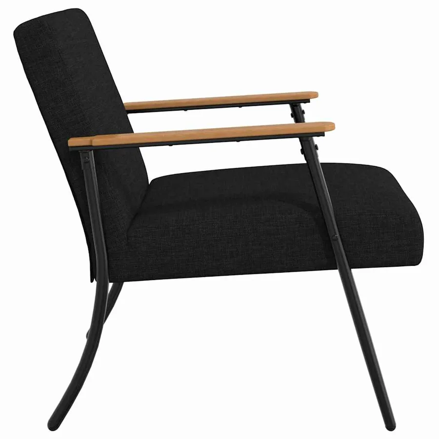 fauteuil Noir tissu - 5
