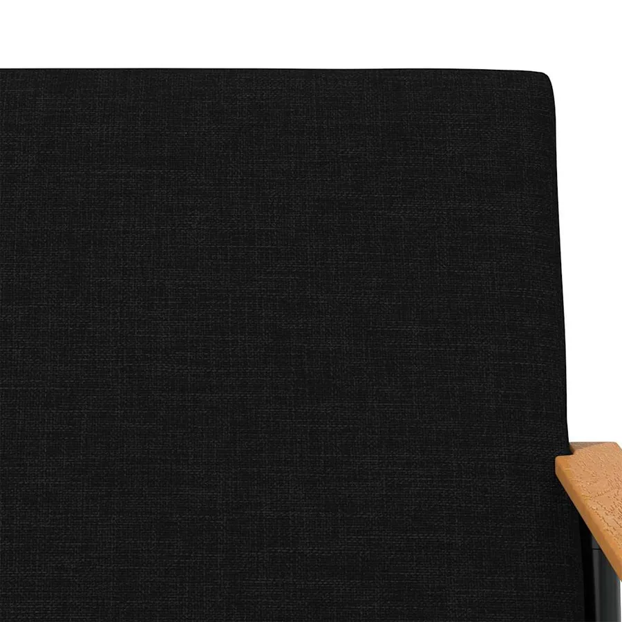 fauteuil Noir tissu - 7