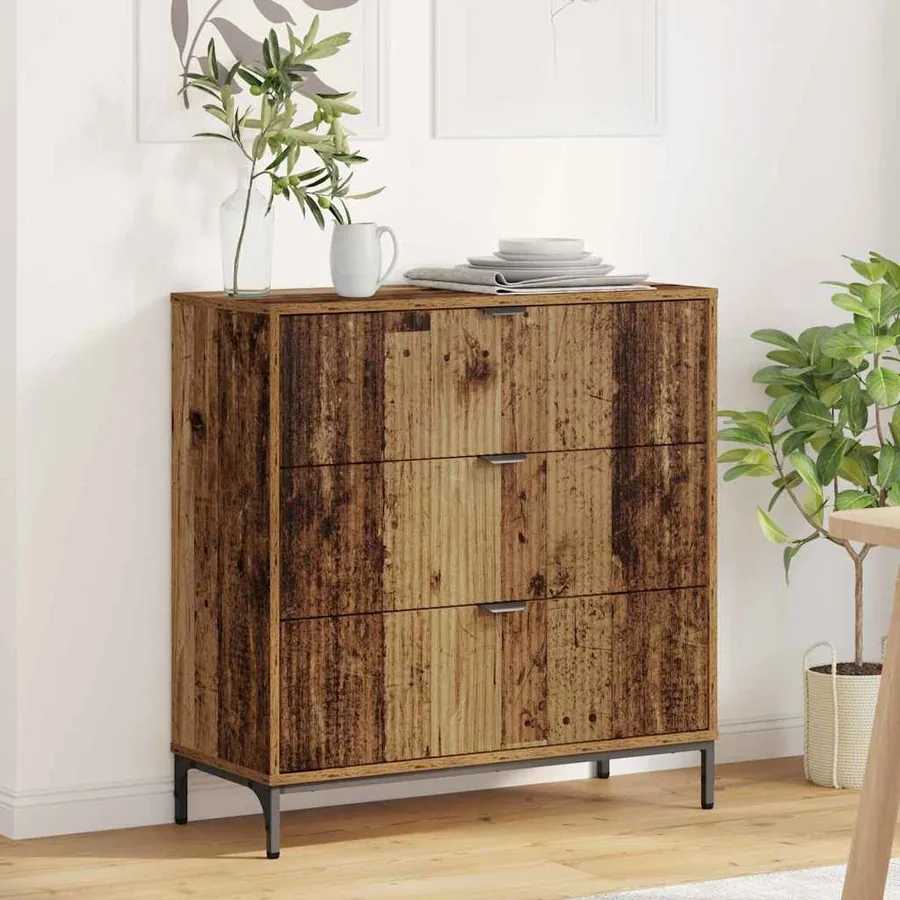 Buffet Bois ancien 79,5 x 33 x 82 cm Bois d'ingénierie