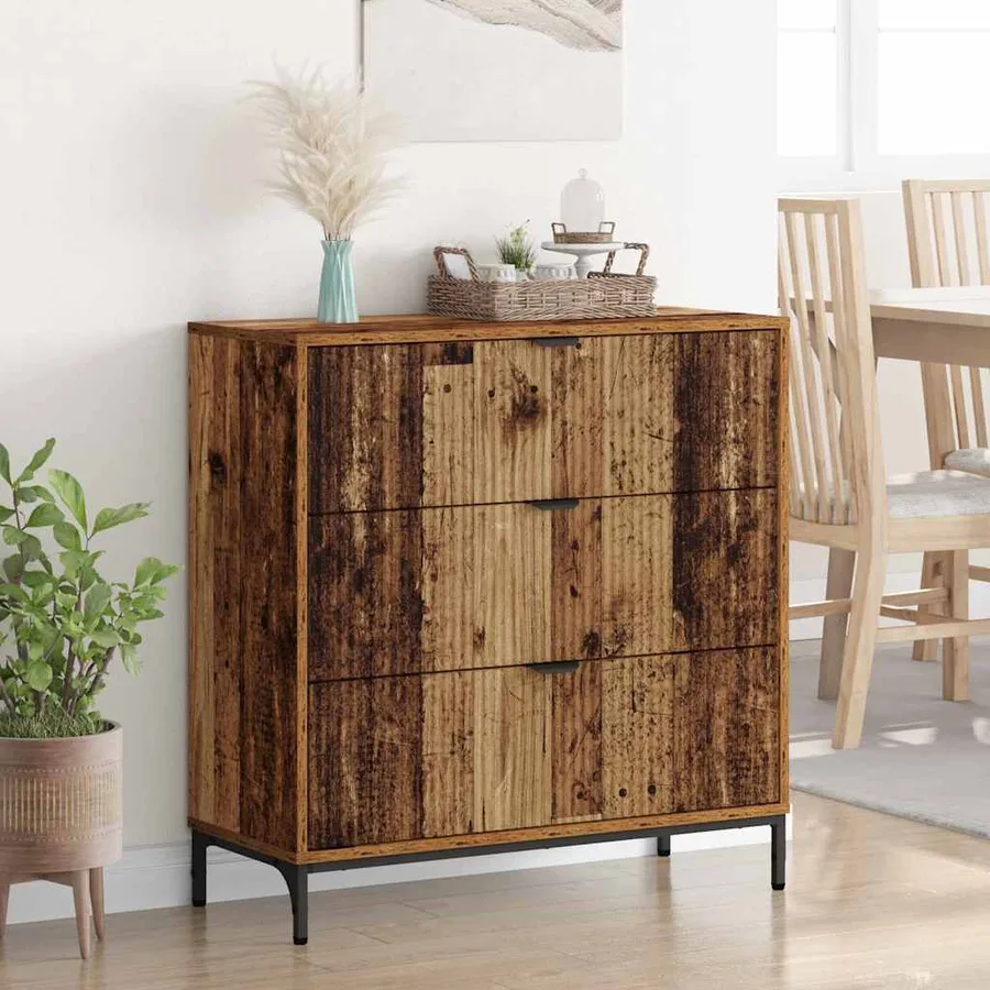 Buffet Bois ancien 79,5 x 33 x 82 cm Bois d'ingénierie - 4