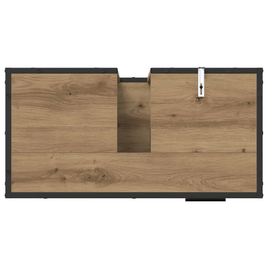 Ensemble de mobilier de salle de bain 2 pc Chêne artisanal - 10
