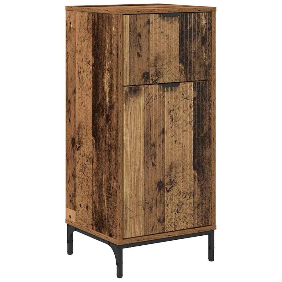 Cabinet de salle de bain Bois Ancien 39,5 x 36 x 88 cm - 2