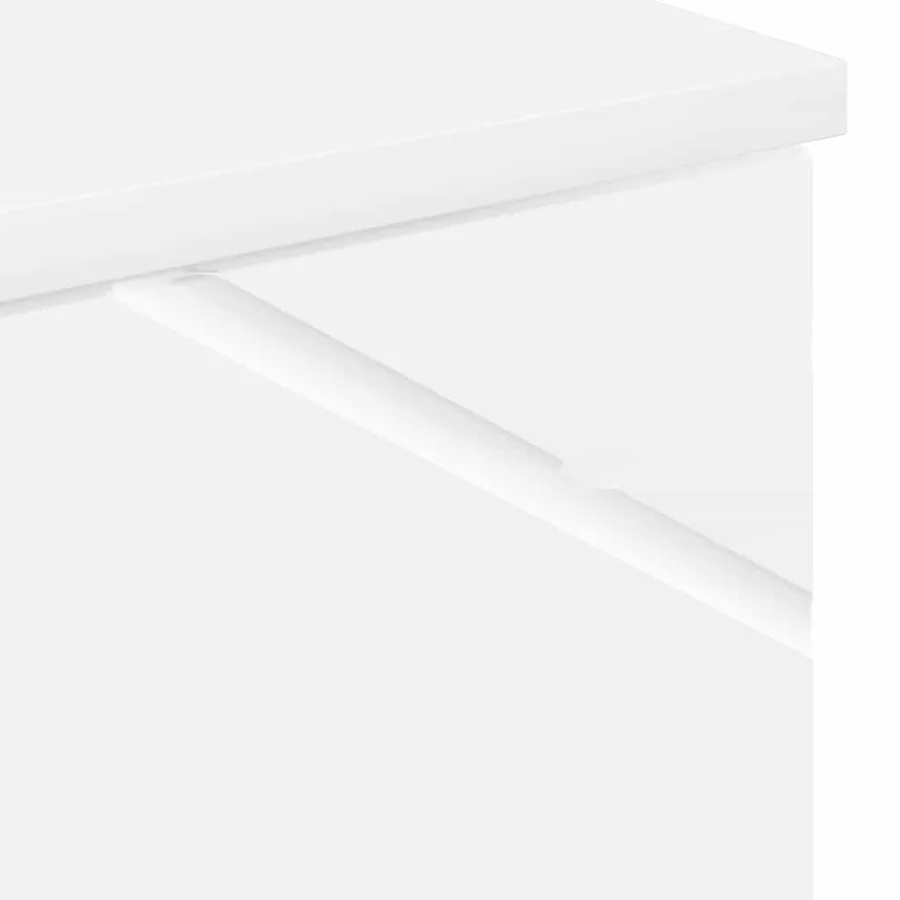 Cabinet de salle de bain Blanc brillant 30 x 35 x 192 cm - 11