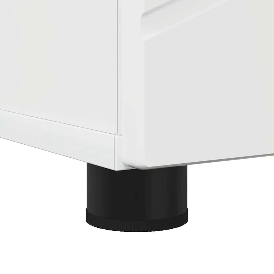 Cabinet de salle de bain Blanc brillant 30 x 35 x 192 cm - 9