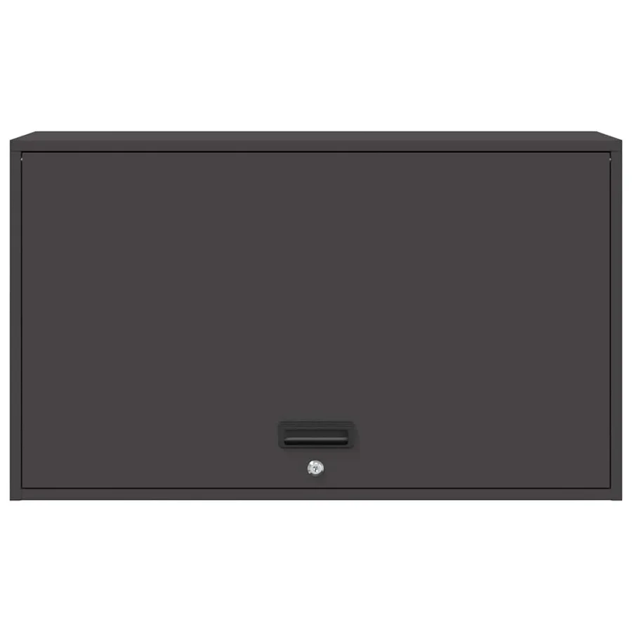 Armoire murale pour garage Noir 90 x 40 x 53 cm - 6