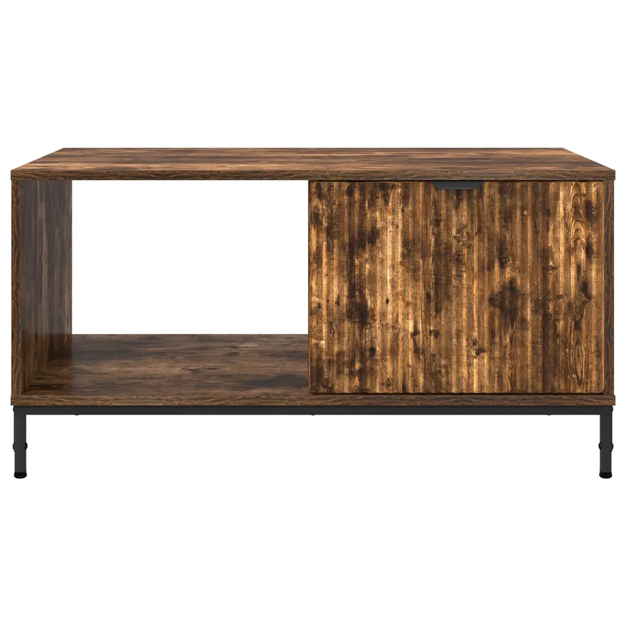 Table basse Chêne fumé 90 x 49 x 46 cm Bois d'ingénierie - 6