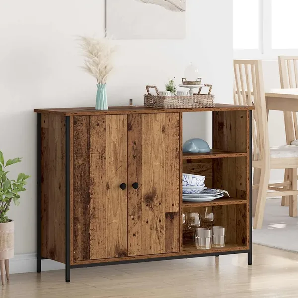 Buffet Bois Ancien 100 x 33 x 75 cm Bois d'ingénierie