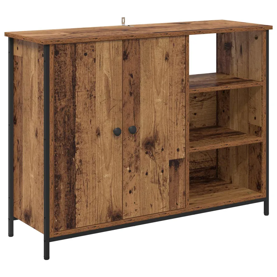 Buffet Bois Ancien 100 x 33 x 75 cm Bois d'ingénierie - 2