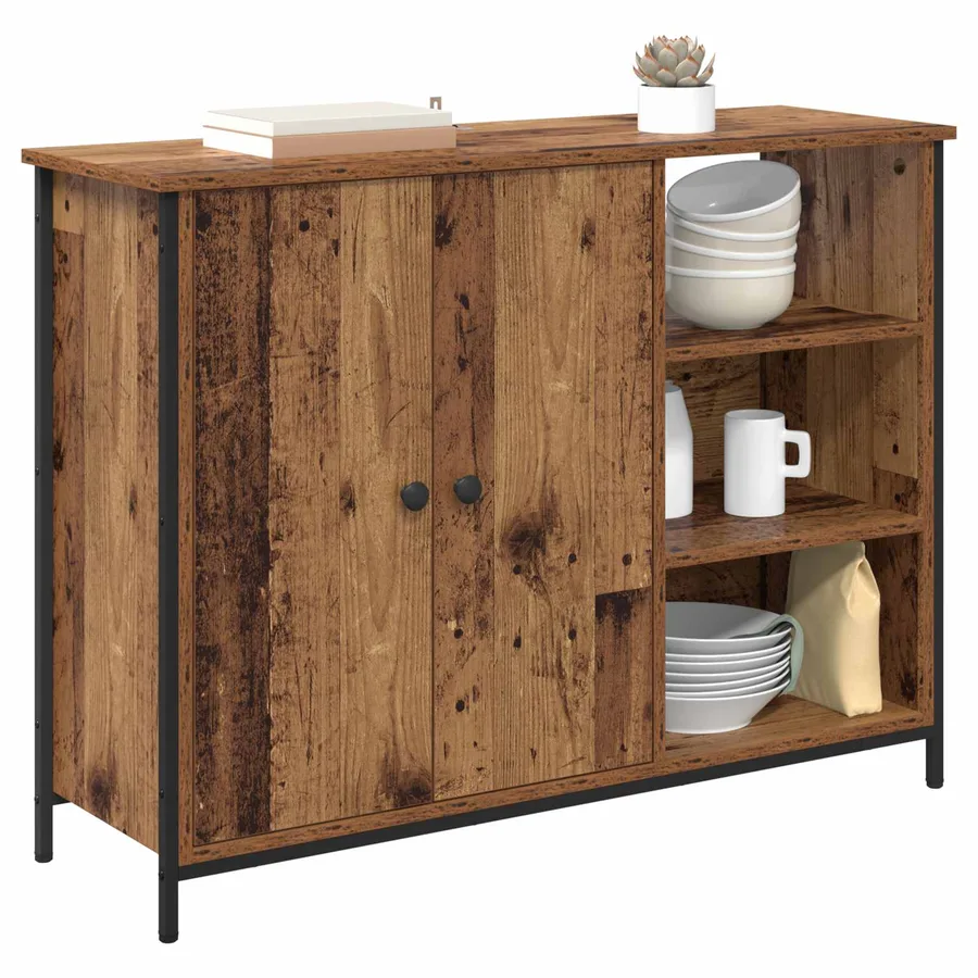 Buffet Bois Ancien 100 x 33 x 75 cm Bois d'ingénierie - 3