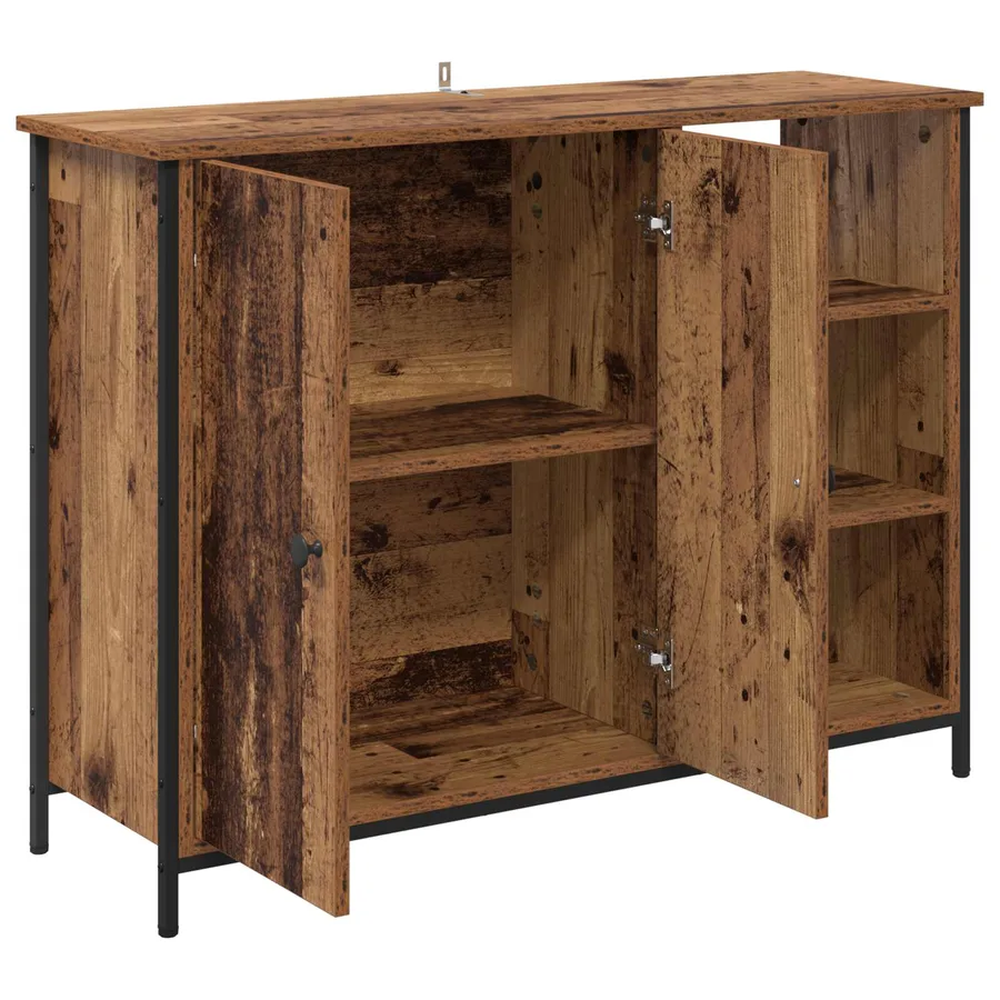 Buffet Bois Ancien 100 x 33 x 75 cm Bois d'ingénierie - 5
