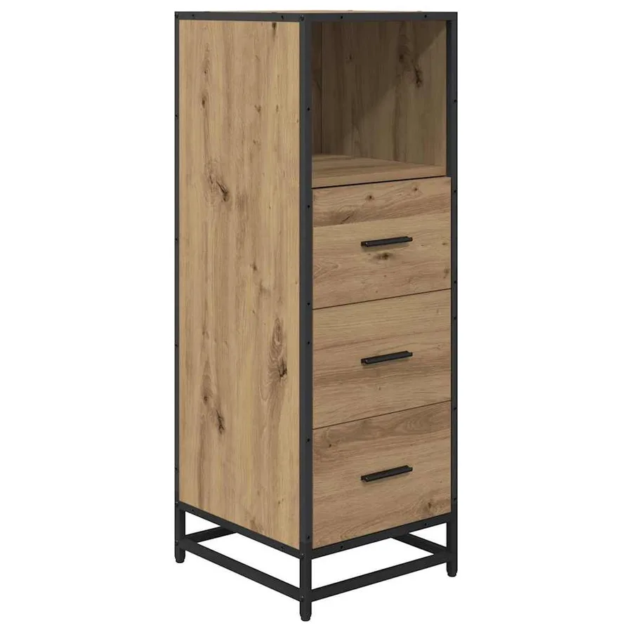 Ensemble de mobilier de salle de bain 4 pc Chêne artisanal - 6