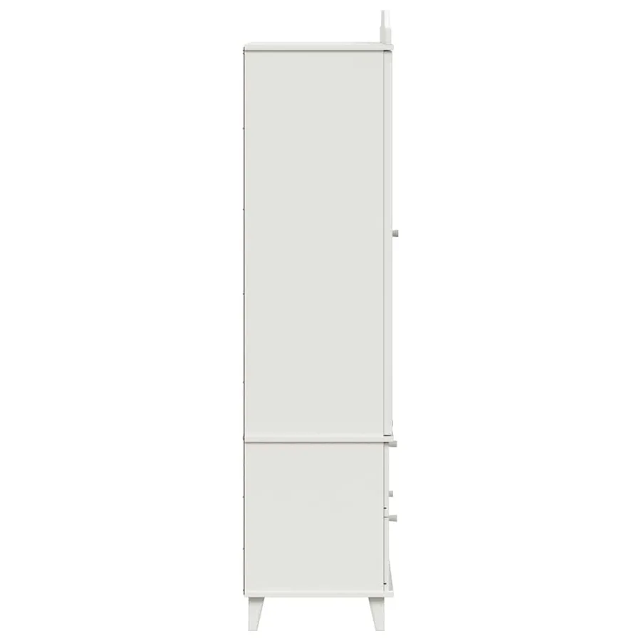 Armoire Tableau Noir avec tiroir ROROS Blanc 90 x 45 x 180 cm - 7